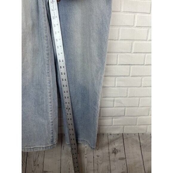 So High Rise Straight Distressed Blue Jeans Women's Juniors Size 9/29W - Picture 4 of 12